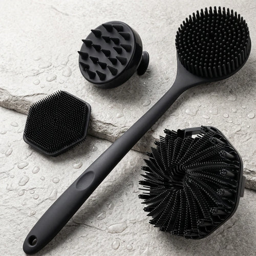 The 4-in-1 Silicone Shower Scrubber